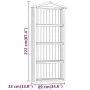 Caseta herramientas jardín 87x33x222 cm madera pino impregnada de vidaXL, Cobertizos - Ref: Foro24-318190, Precio: 96,55 €, D...