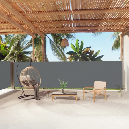Toldo lateral retráctil antracita 160x1000 cm de vidaXL, Sombrillas - Ref: Foro24-318032, Precio: 109,15 €, Descuento: %