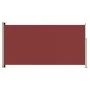 Toldo lateral retráctil de jardín rojo 160x300 cm de vidaXL, Sombrillas - Ref: Foro24-317883, Precio: 61,24 €, Descuento: %