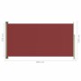 Toldo lateral retráctil de jardín rojo 160x300 cm de vidaXL, Sombrillas - Ref: Foro24-317883, Precio: 62,16 €, Descuento: %