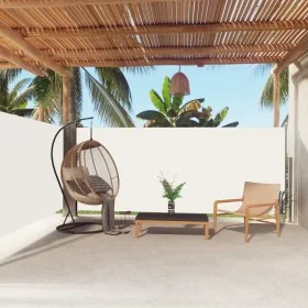 Toldo lateral retráctil crema 160x600 cm de vidaXL, Sombrillas - Ref: Foro24-317995, Precio: 93,53 €, Descuento: %