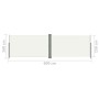 Toldo lateral retráctil crema 160x600 cm de vidaXL, Sombrillas - Ref: Foro24-317995, Precio: 94,76 €, Descuento: %