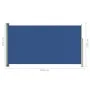 Toldo lateral retráctil de jardín azul 170x300 cm de vidaXL, Sombrillas - Ref: Foro24-317888, Precio: 61,21 €, Descuento: %