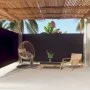 Toldo lateral retráctil negro 180x600 cm de vidaXL, Sombrillas - Ref: Foro24-318000, Precio: 73,81 €, Descuento: %