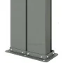 Toldo lateral retráctil negro 180x600 cm de vidaXL, Sombrillas - Ref: Foro24-318000, Precio: 73,81 €, Descuento: %