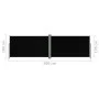 Toldo lateral retráctil negro 180x600 cm de vidaXL, Sombrillas - Ref: Foro24-318000, Precio: 73,81 €, Descuento: %