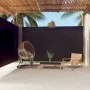 Toldo lateral retráctil negro 220x600 cm de vidaXL, Sombrillas - Ref: Foro24-318012, Precio: 86,10 €, Descuento: %