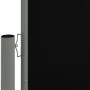Toldo lateral retráctil negro 220x600 cm de vidaXL, Sombrillas - Ref: Foro24-318012, Precio: 86,10 €, Descuento: %