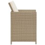 Set de comedor de jardín 3 piezas con cojines beige de vidaXL, Conjuntos de jardín - Ref: Foro24-3094300, Precio: 223,31 €, D...