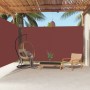 Toldo lateral retráctil marrón 220x600 cm de vidaXL, Sombrillas - Ref: Foro24-318015, Precio: 131,47 €, Descuento: %