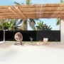 Toldo lateral retráctil negro 160x1200 cm de vidaXL, Sombrillas - Ref: Foro24-318066, Precio: 119,06 €, Descuento: %