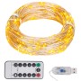 Tira de luces con 150 LED blanco cálido PVC 15 m en Decoración Festiva y Estacional | Comprar online en Foru.es