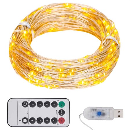 Tira de luces con 300 LED PVC blanco cálido 30 m en Decoración Festiva y Estacional | Comprar online en Foru.es