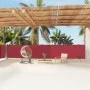 Toldo lateral retráctil rojo 140x1200 cm de vidaXL, Sombrillas - Ref: Foro24-318065, Precio: 110,75 €, Descuento: %