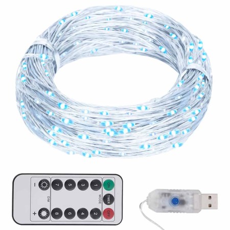 Tira de luces con 300 LED PVC blanco frío 30 m en Decoración Festiva y Estacional | Comprar online en Foru.es