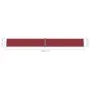 Toldo lateral retráctil rojo 140x1200 cm de vidaXL, Sombrillas - Ref: Foro24-318065, Precio: 110,75 €, Descuento: %