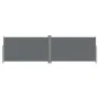 Toldo lateral retráctil gris antracita 160x600 cm de vidaXL, Sombrillas - Ref: Foro24-317996, Precio: 117,44 €, Descuento: %