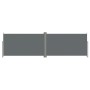 Toldo lateral retráctil gris antracita 160x600 cm de vidaXL, Sombrillas - Ref: Foro24-317996, Precio: 123,50 €, Descuento: %
