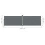 Toldo lateral retráctil gris antracita 160x600 cm de vidaXL, Sombrillas - Ref: Foro24-317996, Precio: 123,50 €, Descuento: %