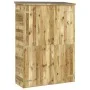 Cobertizo de herramientas madera pino impregnada 123x45x171 cm de vidaXL, Cobertizos - Ref: Foro24-318196, Precio: 300,69 €, ...