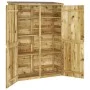 Cobertizo de herramientas madera pino impregnada 123x45x171 cm de vidaXL, Cobertizos - Ref: Foro24-318196, Precio: 300,69 €, ...