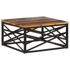 Mesa de centro de madera maciza reciclada 68x68x35 cm en Mesas de centro | Comprar online en Foru.es