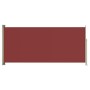 Toldo lateral retráctil de jardín rojo 140x300 cm de vidaXL, Sombrillas - Ref: Foro24-317877, Precio: 75,00 €, Descuento: %