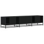 Mueble de TV madera de ingeniería negro 180x35x41 cm en Muebles TV | Comprar online en Foru.es