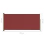 Toldo lateral retráctil de jardín rojo 140x300 cm de vidaXL, Sombrillas - Ref: Foro24-317877, Precio: 75,00 €, Descuento: %