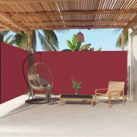 Toldo lateral retráctil rojo 180x600 cm de vidaXL, Sombrillas - Ref: Foro24-318005, Precio: 99,51 €, Descuento: %