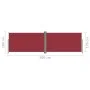 Toldo lateral retráctil rojo 180x600 cm de vidaXL, Sombrillas - Ref: Foro24-318005, Precio: 99,51 €, Descuento: %