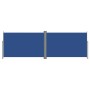 Toldo lateral retráctil azul 200x600 cm de vidaXL, Sombrillas - Ref: Foro24-318010, Precio: 118,02 €, Descuento: %