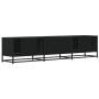 Mueble de TV madera de ingeniería negro 180x35x41 cm en Muebles TV | Comprar online en Foru.es