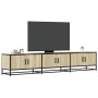 Mueble para TV madera de ingeniería roble Sonoma 210x35x41 cm en Muebles TV | Comprar online en Foru.es