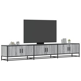 Mueble para TV madera de ingeniería gris Sonoma 240x35x41 cm en Muebles TV | Comprar online en Foru.es