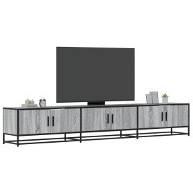 Mueble para TV madera de ingeniería gris Sonoma 240x35x41 cm en Muebles TV | Comprar online en Foru.es