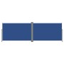 Toldo lateral retráctil azul 220x600 cm de vidaXL, Sombrillas - Ref: Foro24-318016, Precio: 116,64 €, Descuento: %