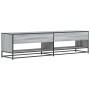 Mueble de TV madera de ingeniería gris Sonoma 180,5x40x46 cm en Muebles TV | Comprar online en Foru.es