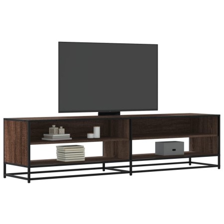 Mueble de TV madera de ingeniería marrón roble 180,5x40x46 cm en Muebles TV | Comprar online en Foru.es