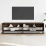 Mueble de TV madera de ingeniería marrón roble 180,5x40x46 cm en Muebles TV | Comprar online en Foru.es