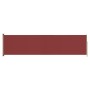 Toldo lateral retráctil de jardín rojo 160x600 cm de vidaXL, Sombrillas - Ref: Foro24-317961, Precio: 93,58 €, Descuento: %