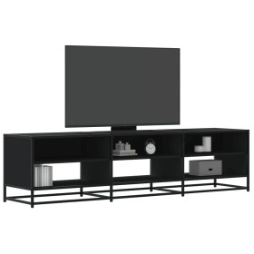 Mueble de TV madera de ingeniería negro 180x40x46 cm en Muebles TV | Comprar online en Foru.es