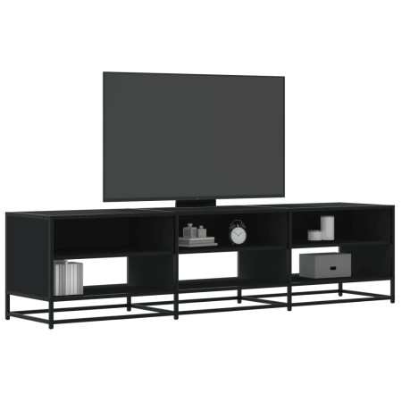 Mueble de TV madera de ingeniería negro 180x40x46 cm en Muebles TV | Comprar online en Foru.es