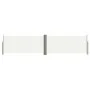 Toldo lateral retráctil color crema 140x600 cm de vidaXL, Sombrillas - Ref: Foro24-317989, Precio: 87,22 €, Descuento: %