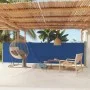 Toldo lateral retráctil para patio azul 140x600 cm de vidaXL, Sombrillas - Ref: Foro24-317954, Precio: 77,11 €, Descuento: %