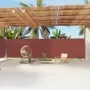 Toldo lateral retráctil marrón 200x1200 cm de vidaXL, Sombrillas - Ref: Foro24-318081, Precio: 132,92 €, Descuento: %
