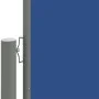 Toldo lateral retráctil azul 140x600 cm de vidaXL, Sombrillas - Ref: Foro24-317992, Precio: 87,30 €, Descuento: %