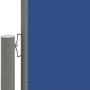 Toldo lateral retráctil azul 140x600 cm de vidaXL, Sombrillas - Ref: Foro24-317992, Precio: 88,43 €, Descuento: %