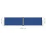 Toldo lateral retráctil azul 140x600 cm de vidaXL, Sombrillas - Ref: Foro24-317992, Precio: 87,30 €, Descuento: %