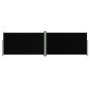 Toldo lateral retráctil negro 160x600 cm de vidaXL, Sombrillas - Ref: Foro24-317994, Precio: 116,01 €, Descuento: %
